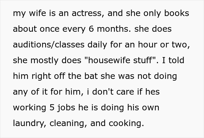 Text excerpt discussing a man using mental issues as an excuse to mistreat sister-in-law and his entitled behavior leading to being kicked out. Text excerpt discussing a man using mental issues as an excuse to mistreat sister-in-law and his entitled behavior leading to being kicked out.