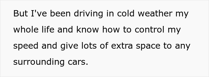 Text excerpt discussing driving experience and anxiety meltdown risk, highlighting husband banning wife from front seat after meltdown. Text excerpt discussing driving experience and anxiety meltdown risk, highlighting husband banning wife from front seat after meltdown.