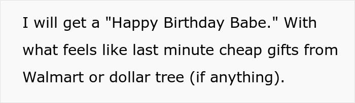 Text about a woman matching relationship energy with her boyfriend, reflecting on gift expectations and feelings. Text about a woman matching relationship energy with her boyfriend, reflecting on gift expectations and feelings.