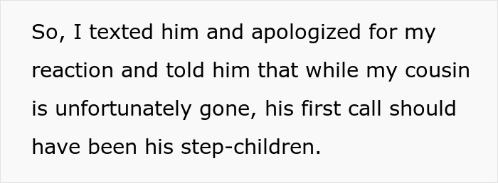 Text excerpt discussing an entitled uncle expecting his niece to be his retirement plan and being called cruel.