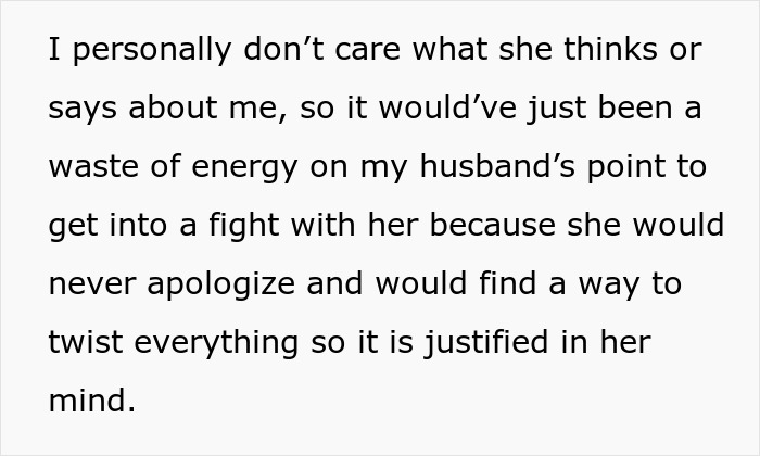 Text excerpt discussing a pregnant woman declining expired food in her pantry from 1999, causing tension with her MIL. Text excerpt discussing a pregnant woman declining expired food in her pantry from 1999, causing tension with her MIL.