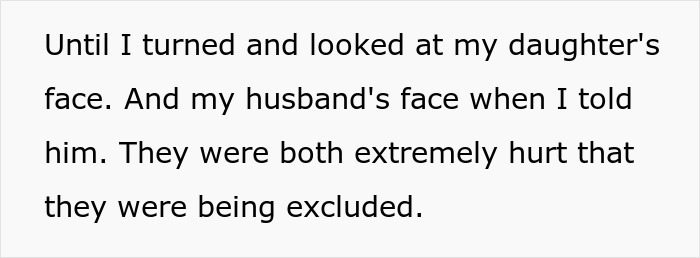 Text excerpt about a woman refusing to attend MIL&rsquo;s Thanksgiving after being reinvited due to other guests flaking.