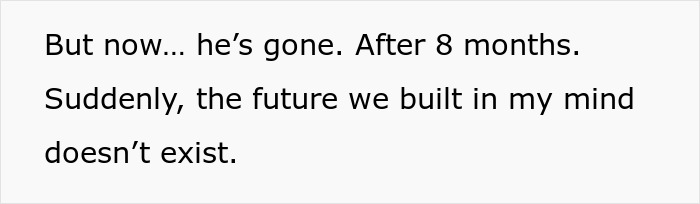 Text excerpt about a woman admitting defeat by karma after her affair partner leaves her following infidelity.