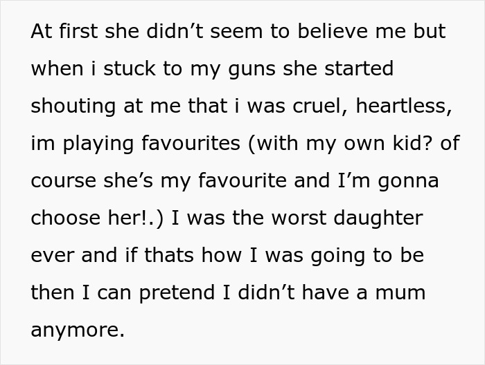 Text excerpt from a bride-to-be about her mom trying to force inclusion of unruly kids at her wedding and the resulting conflict.