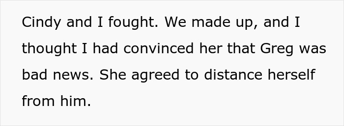 Text excerpt describing a couple's fight and reconciliation, mentioning a male bestie trying to make a move. Text excerpt describing a couple's fight and reconciliation, mentioning a male bestie trying to make a move.