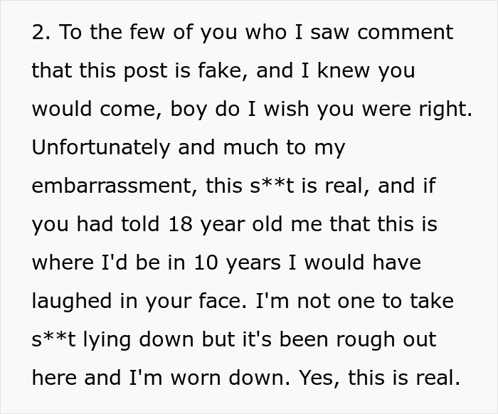 Woman without bra at home looking thoughtful as the situation begins bothering her husband unexpectedly.