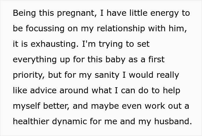 Pregnant wife exhausted trying to co-parent with bipolar husband who left her for a younger lover, seeking advice for better coping. Pregnant wife exhausted trying to co-parent with bipolar husband who left her for a younger lover, seeking advice for better coping.