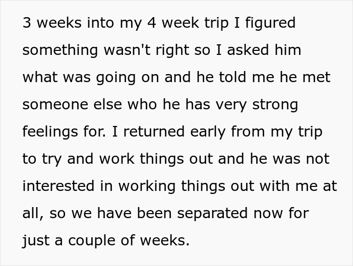 Text excerpt about relationship issues with a bipolar guy who left pregnant wife worrying about co-parenting challenges.