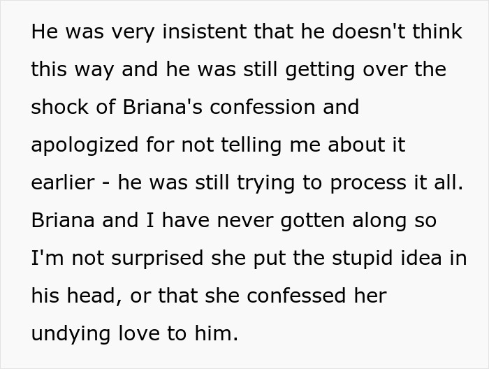 Text excerpt about guy spiraling over fianc&eacute;e&rsquo;s tattoo designed by ex and postponing wedding after jealous friend influence.