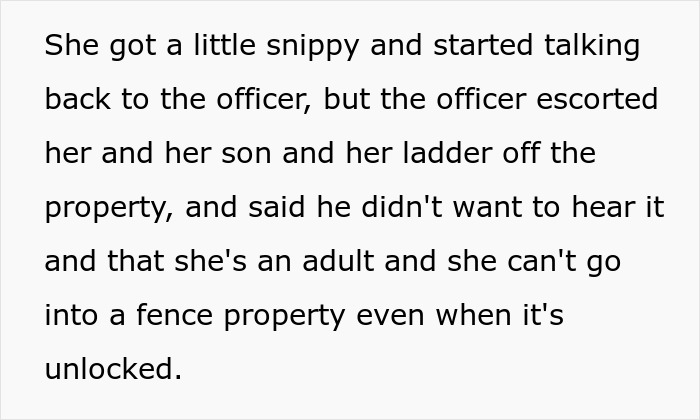 Neighbors complaining about family&rsquo;s backyard caught secretly using the backyard without permission at night.