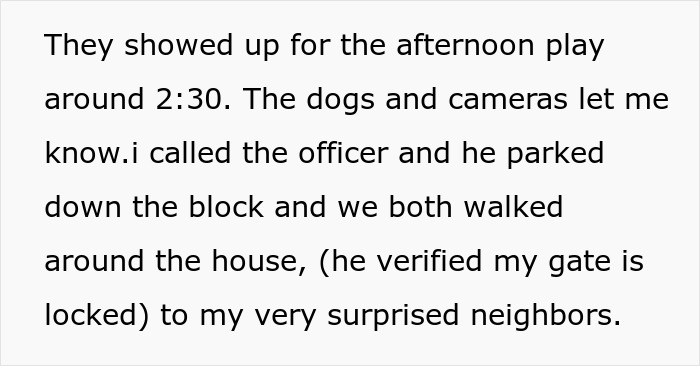 Neighbors secretly using family backyard without permission get caught after complaints and surveillance evidence revealed.