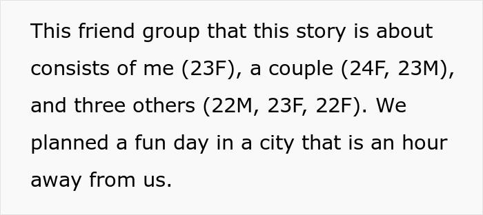 Group of young friends sitting in a car, woman insists on seat belts before driving on a road trip, causing tension among them.