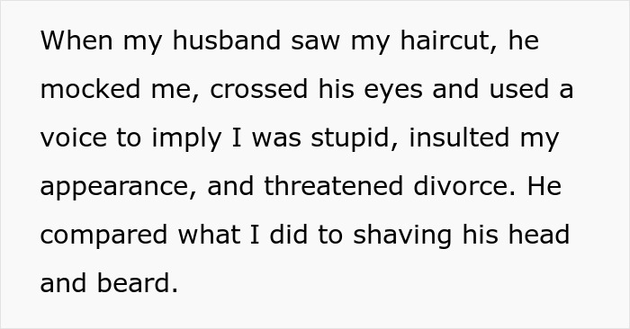Alt text: Toxic husband reacts disrespectfully and acts crazy when wife exercises her autonomy and does things for herself. Alt text: Toxic husband reacts disrespectfully and acts crazy when wife exercises her autonomy and does things for herself.