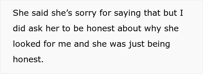 Text about a biological mom appearing 16 years later, expecting relationship, but teen feels hurt and not a backup plan.