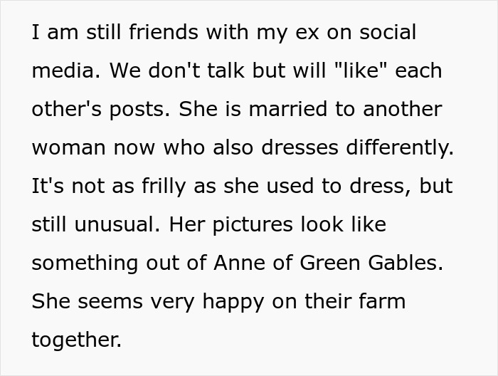 Text about a guy reminiscing on ex-GF’s princess syndrome and realizing he was the loser 10 years later.
