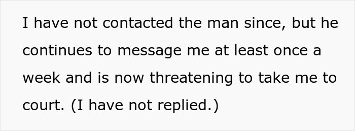 Text showing ongoing messages and court threats from a scammy owner after a lost cat becomes family royalty. Text showing ongoing messages and court threats from a scammy owner after a lost cat becomes family royalty.