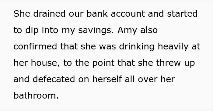 Text excerpt describing a woman’s award winning act in court exposed by evidence from husband and her BFF.