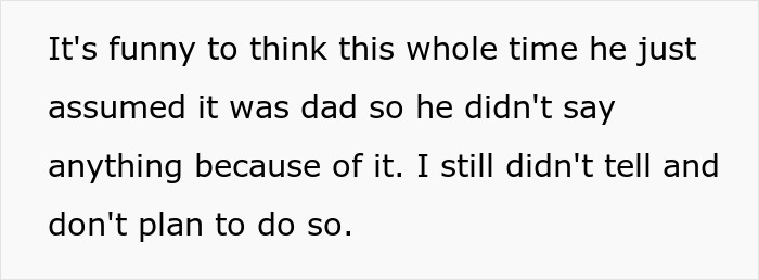 Text discussing a sister disgusted by her brother leaving stains on the toilet seat and shaming him publicly. Text discussing a sister disgusted by her brother leaving stains on the toilet seat and shaming him publicly.