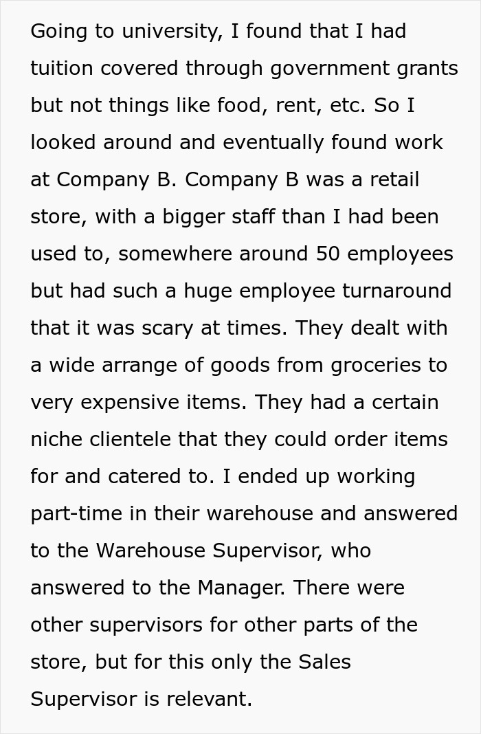 Text excerpt from a revenge story about a man seeking justice against a coworker who got him fired years prior.