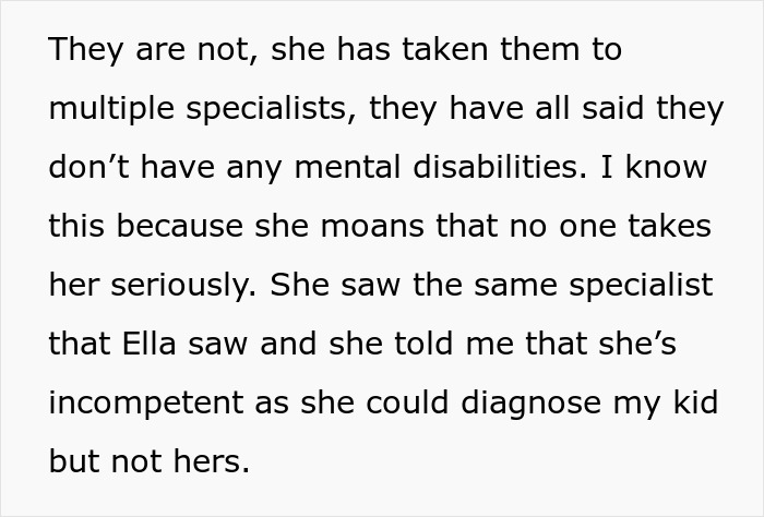 Text excerpt discussing a mom trying to force inclusion of sister’s unruly kids at a wedding, causing conflict. Text excerpt discussing a mom trying to force inclusion of sister’s unruly kids at a wedding, causing conflict.