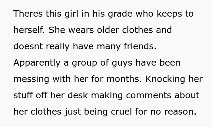Alt text: Dad takes son out to celebrate after he punches a bully, ex wife disagrees with the idea. Alt text: Dad takes son out to celebrate after he punches a bully, ex wife disagrees with the idea.