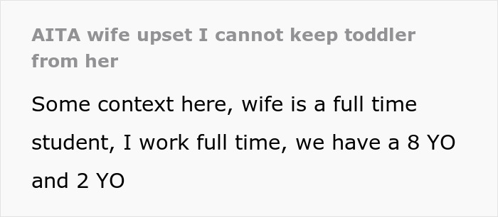 Dad struggling to keep toddler away from mom so she can study while managing household responsibilities. Dad struggling to keep toddler away from mom so she can study while managing household responsibilities.