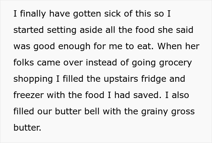 Text excerpt describing a husband teaching his wife a lesson by embarrassing her in front of her parents. Text excerpt describing a husband teaching his wife a lesson by embarrassing her in front of her parents.