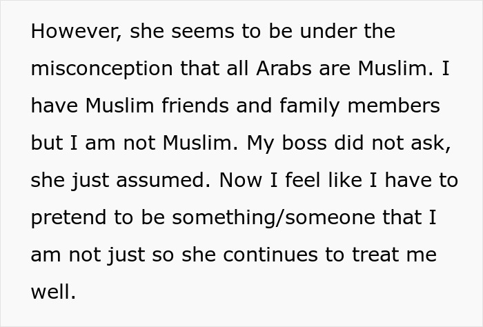 Alt text: Bullied employee nitpicked daily by boss, facing assumptions after ethnicity revealed, leading to changed treatment at work.