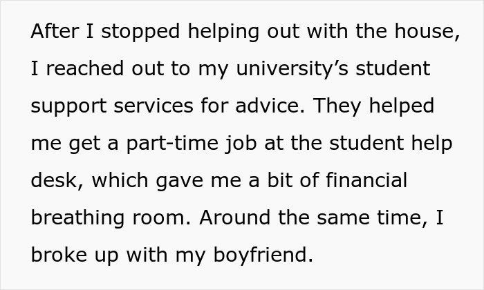 Text about a 20-year-old student burned out from managing chores and school, seeking support after a difficult breakup. Text about a 20-year-old student burned out from managing chores and school, seeking support after a difficult breakup.