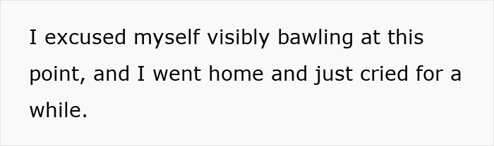 Text excerpt about someone visibly bawling and crying, related to grief and a teen’s feelings on superhero topics. Text excerpt about someone visibly bawling and crying, related to grief and a teen’s feelings on superhero topics.