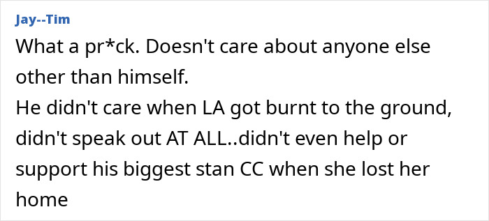 User comment criticizing Timothée Chalamet’s tone deaf message to fans in Ukraine, sparking backlash online. User comment criticizing Timothée Chalamet’s tone deaf message to fans in Ukraine, sparking backlash online.