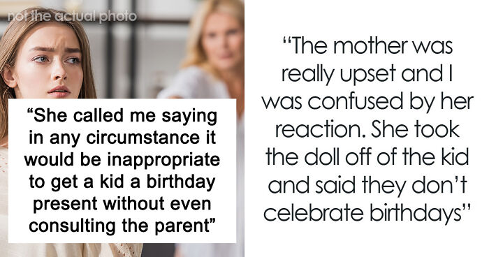 Drama Ensues When A Babysitter Got A Child A Birthday Gift In A “No Birthday” Family
