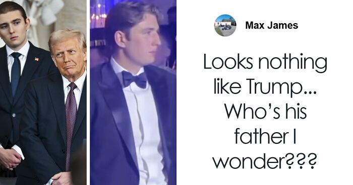 Barron Trump’s “Awkward” Moment At NYE Bash Reignites Paternity Conspiracy Theories