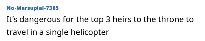 Prince William with his kids mentioned in a forum comment warning top three heirs not to travel in one helicopter Prince William with his kids mentioned in a forum comment warning top three heirs not to travel in one helicopter