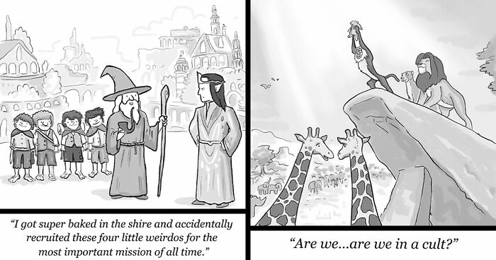 52 Funny Comics About Mythical, Historical, And Other Absurd Situations By Will Santino