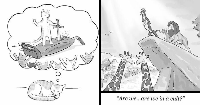 52 Funny Comics About Mythical, Historical, And Other Absurd Situations By Will Santino