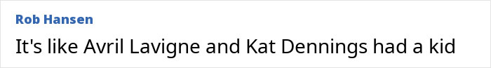 Brunette Sydney Sweeney referenced in a screenshot of a comment saying It's like Avril Lavigne and Kat Dennings had a kid Brunette Sydney Sweeney referenced in a screenshot of a comment saying It's like Avril Lavigne and Kat Dennings had a kid