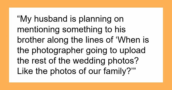 Bride Enters New Family With Drama After Deliberately Excluding Sister-In-Law From Wedding Photos