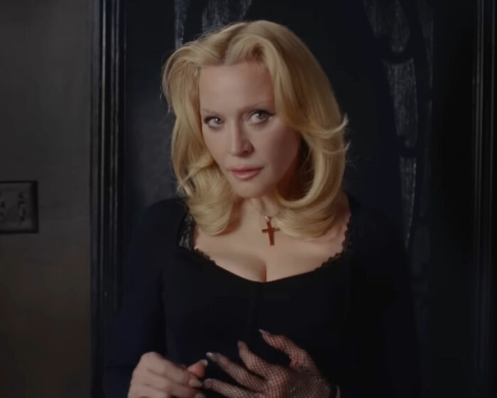 Madonna in a raunchy Dolce & Gabbana ad, posing with younger men and a bold c****h shot scene. Madonna in a raunchy Dolce & Gabbana ad, posing with younger men and a bold c****h shot scene.