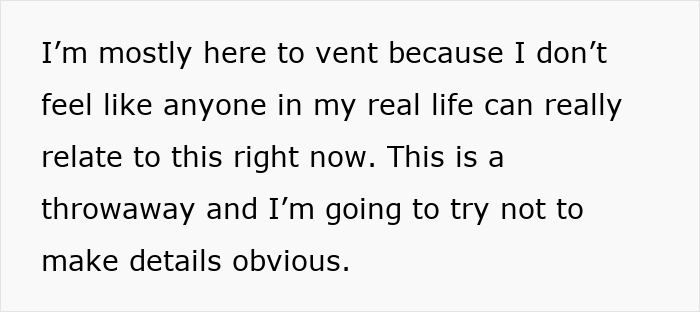 Text excerpt on a white background showing a venting message about a secret affair involving a dad’s mistress and adult daughter. Text excerpt on a white background showing a venting message about a secret affair involving a dad’s mistress and adult daughter.