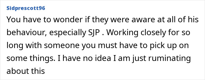 Online comment discussing Chris Noth&rsquo;s bold comment after Sarah Jessica Parker&rsquo;s acting honor goes viral.