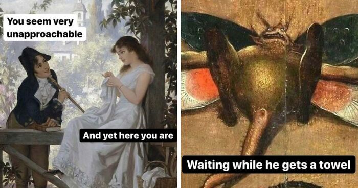 95 Hilarious Classical Art Memes That Feel Way Too Accurate For The 21st Century