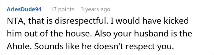 Comment on disrespectful man calling daughter-in-law fat while husband laughs and defends his father in a family conflict. Comment on disrespectful man calling daughter-in-law fat while husband laughs and defends his father in a family conflict.