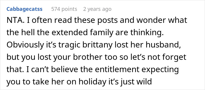 Comment discussing a woman demanding her friend kick her husband out of a romantic getaway so she could come instead. Comment discussing a woman demanding her friend kick her husband out of a romantic getaway so she could come instead.