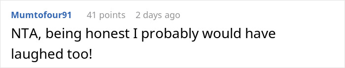 Comment on a forum post stating laughing off entitled uncle expecting niece to be his retirement plan, calling her cruel. Comment on a forum post stating laughing off entitled uncle expecting niece to be his retirement plan, calling her cruel.