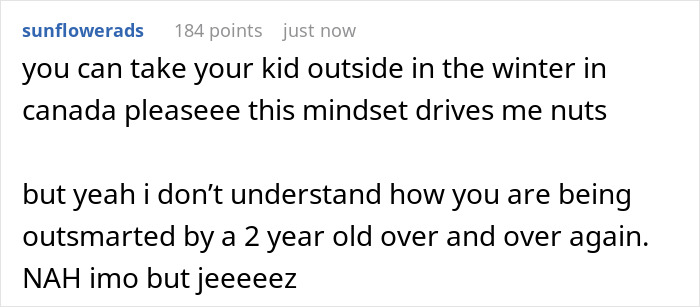 Reddit user comments on dad being outsmarted by a toddler while trying to keep child from mom studying. Reddit user comments on dad being outsmarted by a toddler while trying to keep child from mom studying.