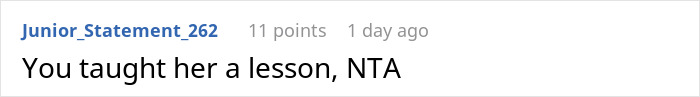 Screenshot of an online comment discussing a husband embarrassing his wife in front of her parents. Screenshot of an online comment discussing a husband embarrassing his wife in front of her parents.