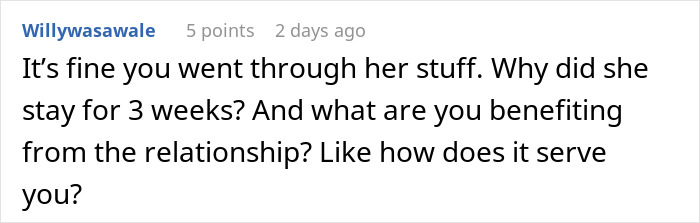 Comment discussing a woman stealing a 5-year-old niece’s skirt and questioning the benefits of the relationship. Comment discussing a woman stealing a 5-year-old niece’s skirt and questioning the benefits of the relationship.