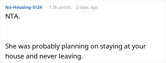 Comment on a mother airport trip drama, discussing a guest likely planning to stay indefinitely at the house. Comment on a mother airport trip drama, discussing a guest likely planning to stay indefinitely at the house.