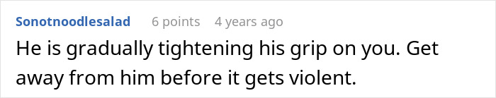 Comment about boyfriend fears golddiggers and relationship concerns posted on a social media platform. Comment about boyfriend fears golddiggers and relationship concerns posted on a social media platform.